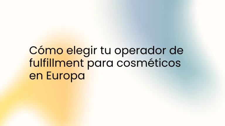 Opérateur de logistique cosmétique gérant les stocks et la conformité réglementaire